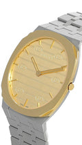  Shop Authentic Gucci 25H Quartz Gold Dial Silver Steel Strap Watch for Men - YA163405 - Luxxuri