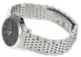  Shop Authentic Gucci G Timeless Diamonds Mother of Pearl Black Dial Silver Steel Strap Watch For Women - YA126505 - Luxxuri