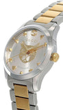  Shop Authentic Gucci G Timeless Silver Dial Two Tone Steel Strap Watch For Women - YA126599 - Luxxuri