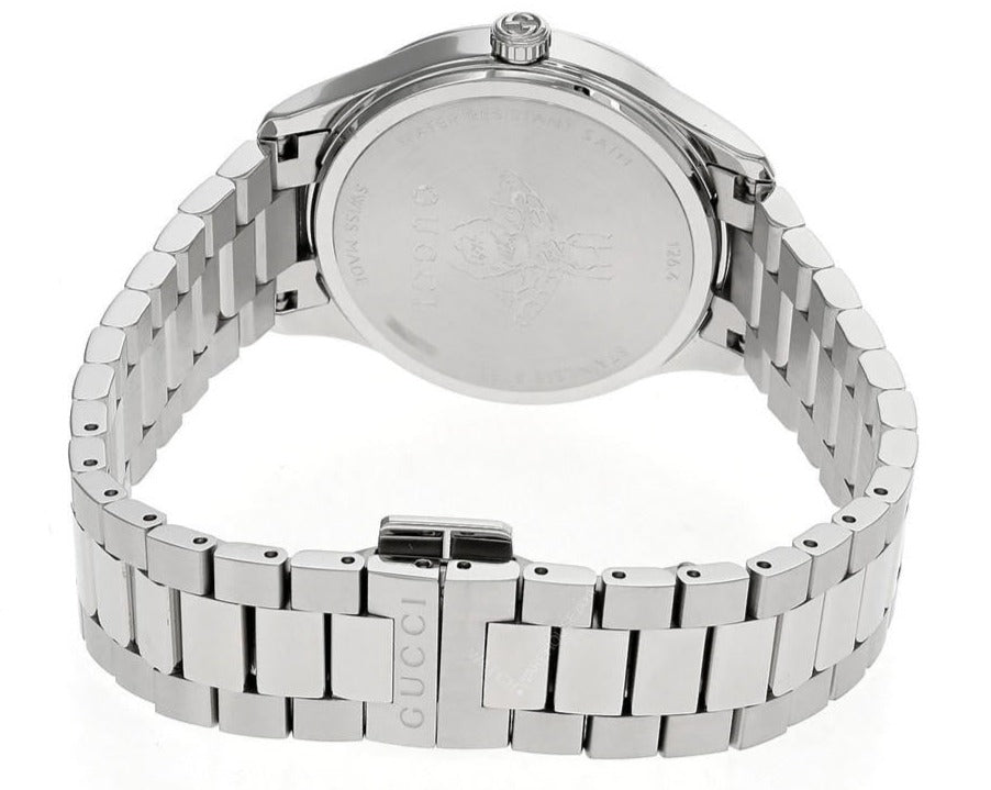  Shop Authentic Gucci G Timeless Quartz Turquoise Dial Silver Steel Strap Unisex Watch - YA1265044 - Luxxuri