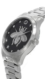  Shop Authentic Gucci G Timeless Quartz Black Dial Silver Steel Strap Watch For Women - YA1264136 - Luxxuri