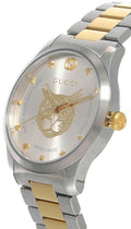  Shop Authentic Gucci G Timeless Silver Dial Two Tone Steel Strap Watch For Women - YA1264074 - Luxxuri