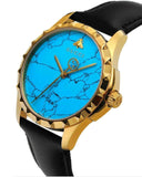  Shop Authentic Gucci G Timeless Turquoise Blue Dial Black Leather Strap Watch For Men - YA126462 - Luxxuri