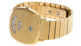  Shop Authentic Gucci Grip Quartz Yellow Gold Dial Gold Steel Strap Unisex Watch - YA157409 - Luxxuri