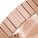  Shop Authentic Gucci G Interlocking Mother of Pearl Dial Rose Gold Steel Strap Watch For Women - YA133515 - Luxxuri
