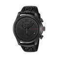  Shop Authentic Gucci G Timeless Quartz Chronograph Black Dial Black Leather Strap Watch For Men - YA126244 - Luxxuri