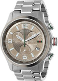 Shop Authentic Gucci G Timeless Brown Dial Silver Steel Strap Watch For Men - YA126248 - Luxxuri