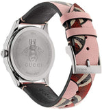  Shop Authentic Gucci G Timeless Pink Dial Pink Leather Strap Watch For Women - YA1264083 - Luxxuri