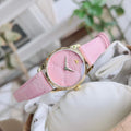 Shop Authentic Gucci G Timeless Quartz Pink Dial Pink Leather Strap Watch For Women - YA1265005 - Luxxuri
