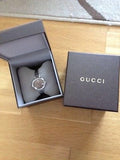  Shop Authentic Gucci Guccissima Brown Dial Silver Steel Strap Watch For Women - YA134302 - Luxxuri