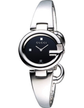  Shop Authentic Gucci Guccisima Quartz Black Dial Silver Steel Strap Watch For Women - YA134501 - Luxxuri