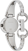  Shop Authentic Gucci Guccissima Diamonds Mother of Pearl Dial Silver Steel Strap Watch For Women - YA134504 - Luxxuri