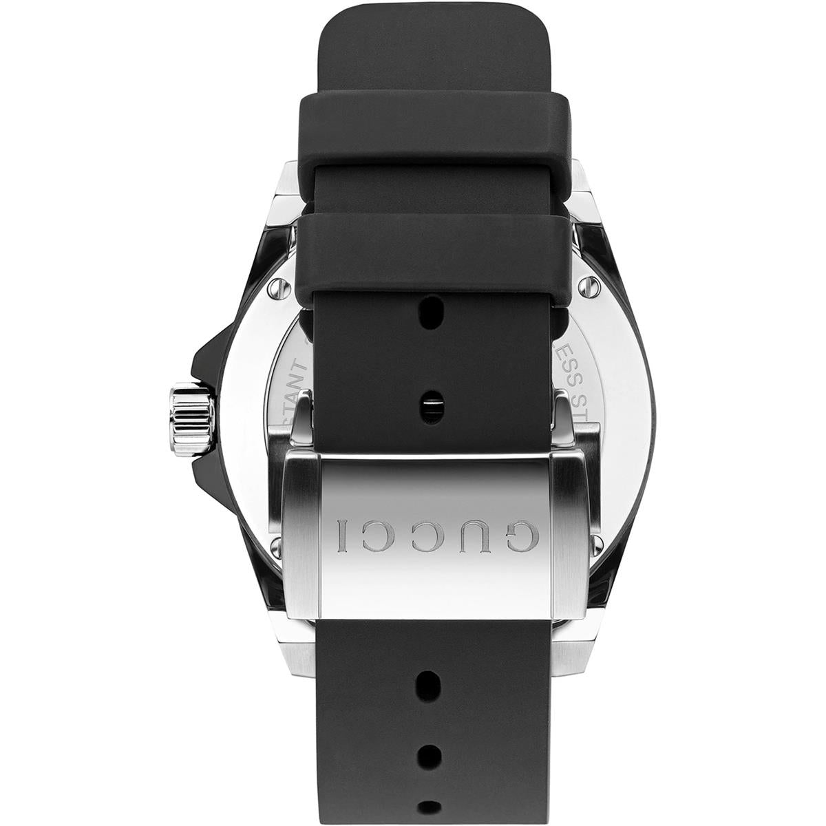  Shop Authentic Gucci Dive Quartz Black Dial Black Rubber Strap Watch For Men - YA136303 - Luxxuri