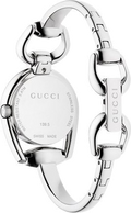 Shop Authentic Gucci Horsebit Collection Mother of Pearl Black Dial Silver Steel Strap Watch For Women - YA139503 - Luxxuri