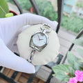  Shop Authentic Gucci Horsebit Collection Diamonds Mother of Pearl Dial Silver Steel Strap Watch For Women - YA139506 - Luxxuri