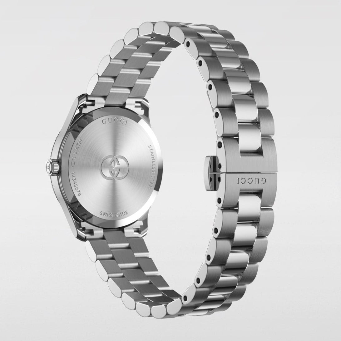  Shop Authentic Gucci G Timeless Quartz Silver Dial Two Tone Steel Strap Watch for Women - YA1265063 - Luxxuri