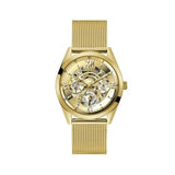  Shop Authentic Guess Tailor Multifunction Gold Dial Gold Mesh Bracelet Watch for Men - GW0368G2 - Luxxuri
