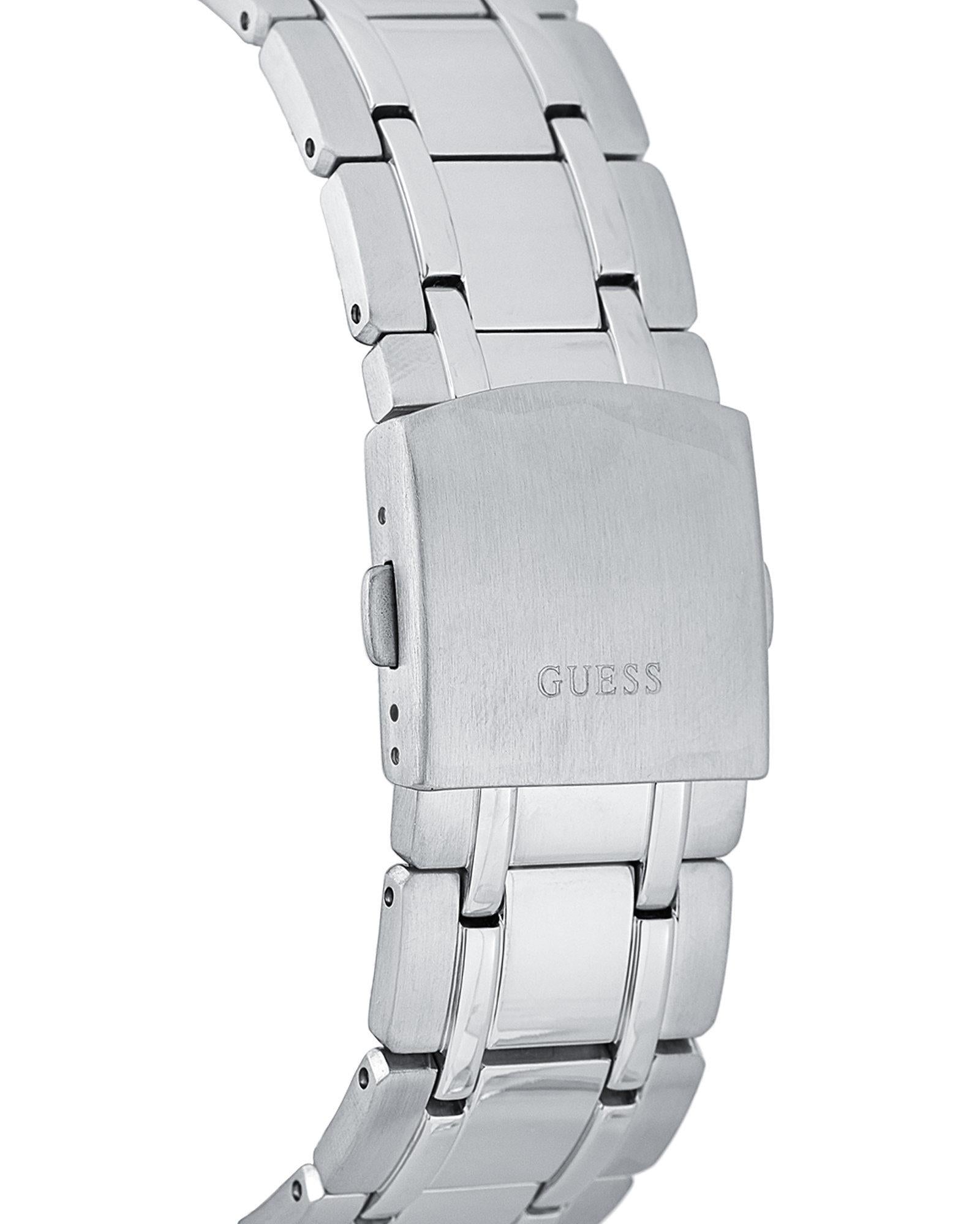  Shop Authentic Guess Circuit Chronograph Black Dial Silver Steel Strap Watch For Men - W0968G1 - Luxxuri