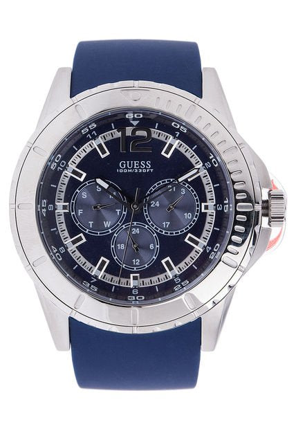  Shop Authentic Guess Maverick Black Dial Rubber Strap Watch for Men - W0485G3 - Luxxuri