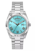  Shop Authentic Guess Connoisseur Turquoise Dial Silver Steel Strap Watch for Men - GW0265G11 - Luxxuri