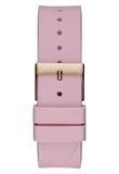  Shop Authentic Guess Sparkling Diamonds Pink Dial Pink Rubber Strap Watch for Women - W0032L9 - Luxxuri