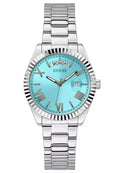  Shop Authentic Guess Connoisseur Turquoise Dial Silver Steel Strap Watch for Men - GW0265G11 - Luxxuri