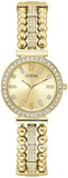  Shop Authentic Guess Gala Diamonds Gold Dial Gold Steel Strap Watch for Women - GW0401L2 - Luxxuri