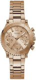  Shop Authentic Guess Cosmic Chronograph Rose Gold Dial Rose Gold Steel Strap Watch for Women - GW0465L2 - Luxxuri