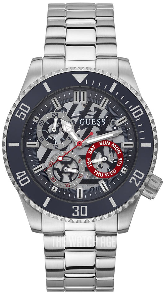  Shop Authentic Guess Axle Multifunction Black Dial Silver Steel Strap Watch For Men - GW0488G1 - Luxxuri
