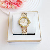 Shop Authentic Guess Rumour Quartz Gold Dial Gold Steel Strap Watch For Women - GW0613L2 - Luxxuri