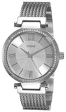  Shop Authentic Guess Soho Silver DIal Stainless Steel Mesh Bracelet Watch For Women - W0638L1 - Luxxuri