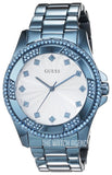  Shop Authentic Guess Pinwheel Analog Silver Dial Blue Steel Strap Watch for Women - W0702L1 - Luxxuri