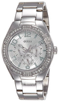  Shop Authentic Guess Luna Diamonds Silver Dial Silver Steel Strap Watch for Women - W0729L1 - Luxxuri