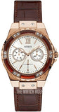  Shop Authentic Guess Limelight Analog White Dial Brown Leather Strap Watch For Women - W0775l14 - Luxxuri