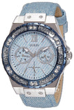  Shop Authentic Guess Limelight Quartz Blue Dial Blue Leather Strap Watch For Men - W0775l1 - Luxxuri
