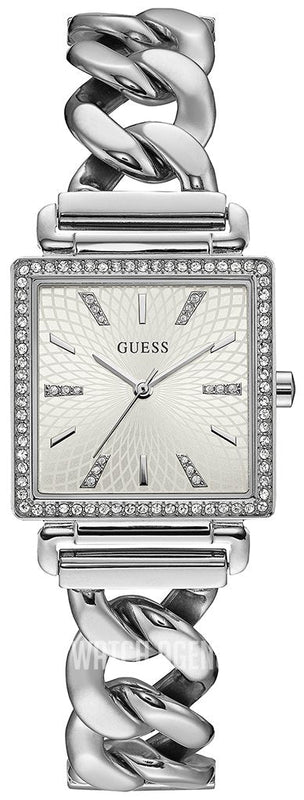  Shop Authentic Guess Vanity Diamonds White Dial Silver Steel Strap Watch for Women - W1030L1 - Luxxuri