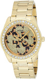  Shop Authentic Guess G Twist Diamonds Gold Dial Gold Steel Strap Watch For Women - W1201L2 - Luxxuri