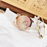  Shop Authentic Guess Crush Crystals Gold Dial White Rubber Strap Watch for Women - W1223L3 - Luxxuri