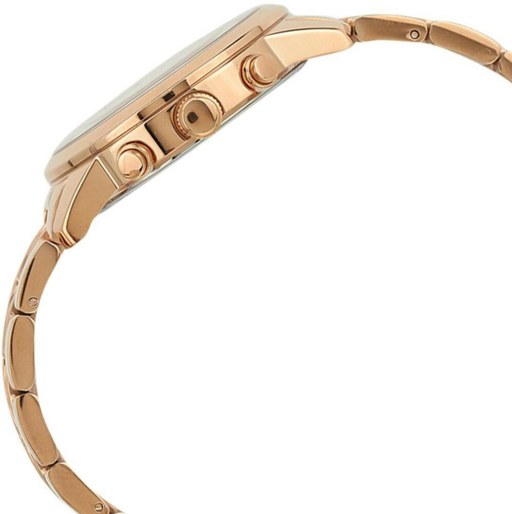  Shop Authentic Guess Mini Sunrise Chronograph Quartz Rose Gold Dial Rose Gold Steel Strap Watch For Women - W0448L3 - Luxxuri