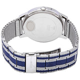  Shop Authentic Guess Richmond Blue Dial Two Tone Mesh Bracelet Watch for Men - W1179G1 - Luxxuri