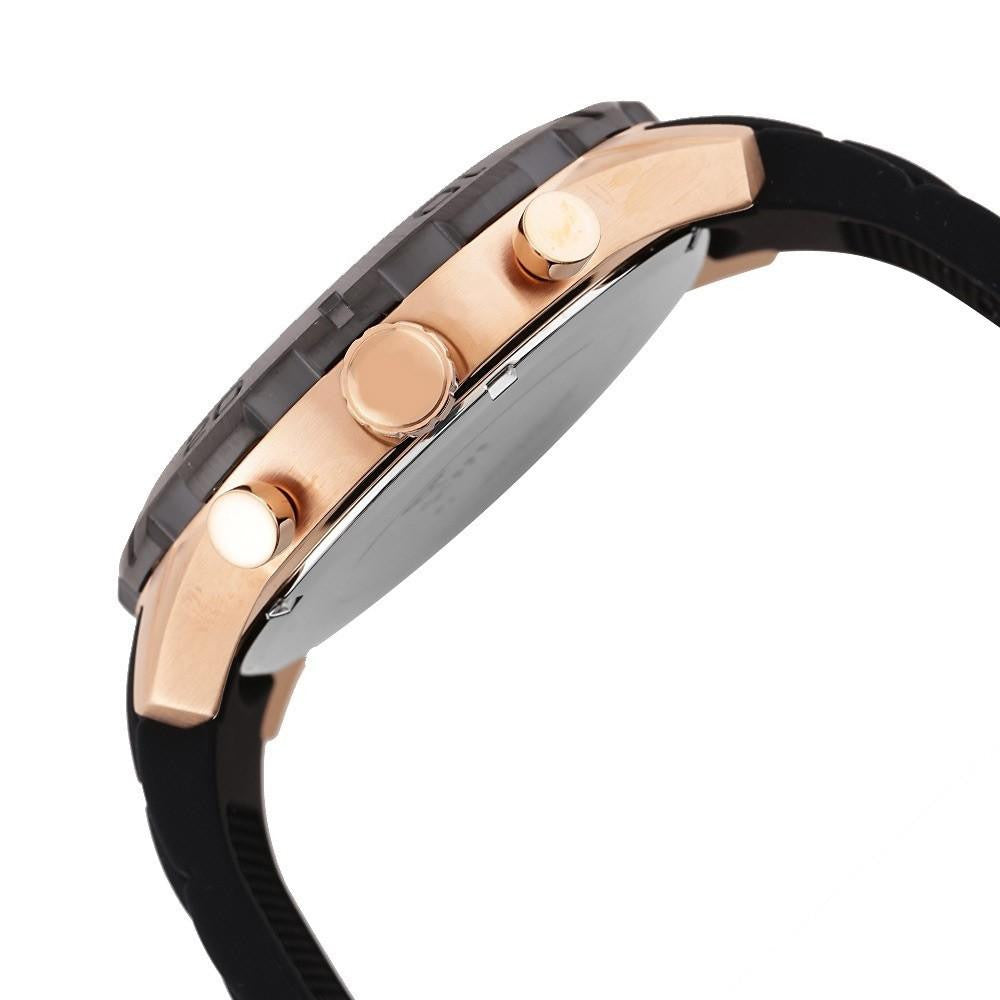  Shop Authentic Guess Caliber Chronograph Black Dial Black Rubber Strap Watch for Men  - W0864G2 - Luxxuri