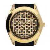  Shop Authentic Guess Clarity Gold Dial Black Silicone Strap Watch for Women - GW0109L1 - Luxxuri