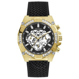 Shop Authentic Guess Trophy Multifunction Black Dial Black Rubber Strap Watch for Men - GW0333G2 - Luxxuri