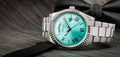  Shop Authentic Guess Connoisseur Turquoise Dial Silver Steel Strap Watch for Men - GW0265G11 - Luxxuri