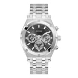  Shop Authentic Guess Continental Black Dial Silver Steel Strap Watch for Men - GW0260G1 - Luxxuri