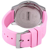  Shop Authentic Guess Crush Crystals Silver Dial Pink Rubber Strap Watch for Women - W1223L1 - Luxxuri