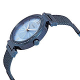  Shop Authentic Guess Soho Diamonds Blue Dial Blue Mesh Bracelet Watch For Women - W0638L3 - Luxxuri