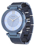  Shop Authentic Guess Soho Diamonds Blue Dial Blue Mesh Bracelet Watch For Women - W0638L3 - Luxxuri