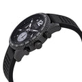  Shop Authentic Guess Fleet Chronograph Black Dial Black Rubber Strap Watch for Men - W0971G1 - Luxxuri