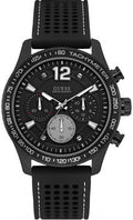  Shop Authentic Guess Fleet Chronograph Black Dial Black Rubber Strap Watch for Men - W0971G1 - Luxxuri